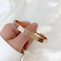 Shangjie OEM pulsera titanium steel stainless steel jewelry bracelets crystal bracelets rhinestone bracelet